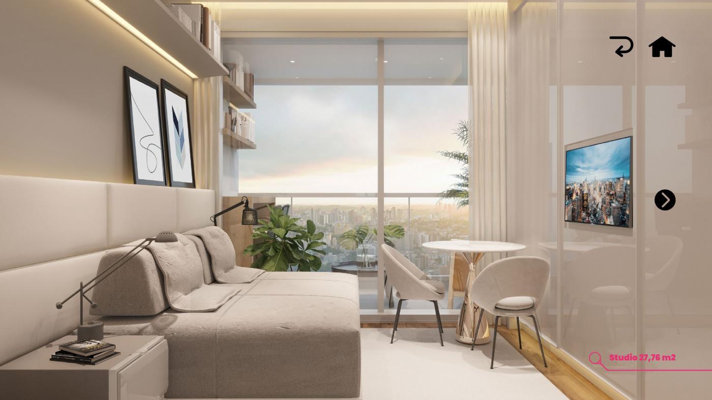 Apartamento, 1 quarto, 34 m² - Foto 3