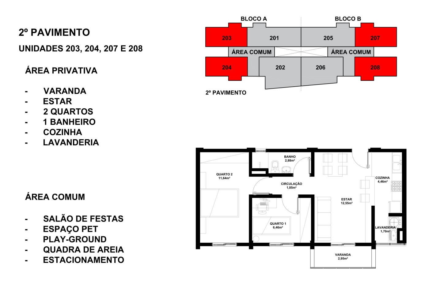 Apartamento, 2 quartos, 52 m² - Foto 9