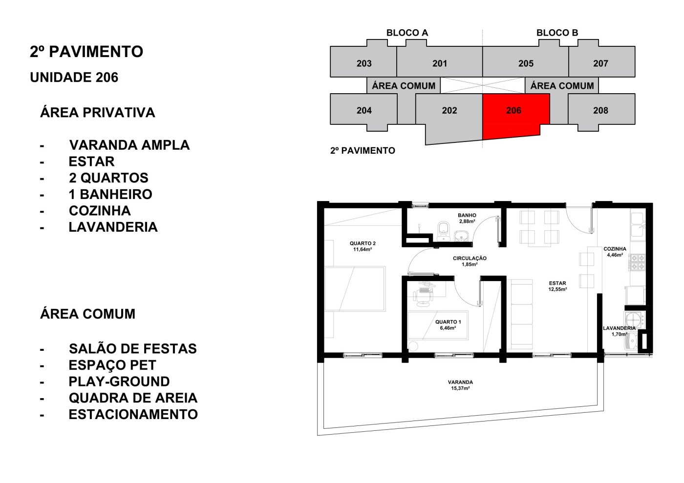 Apartamento, 2 quartos, 52 m² - Foto 11