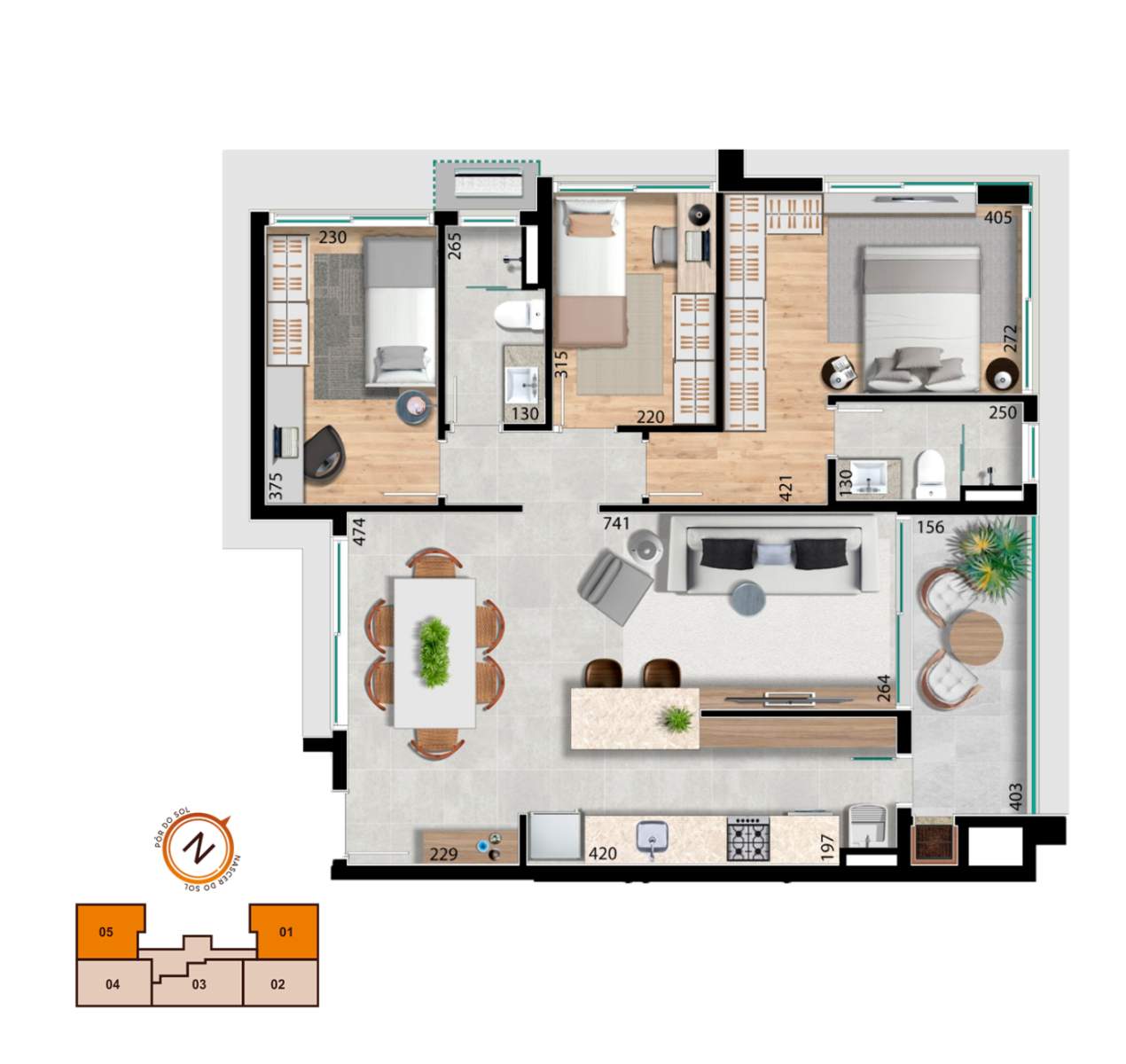 Apartamento, 3 quartos, 93 m² - Foto 16