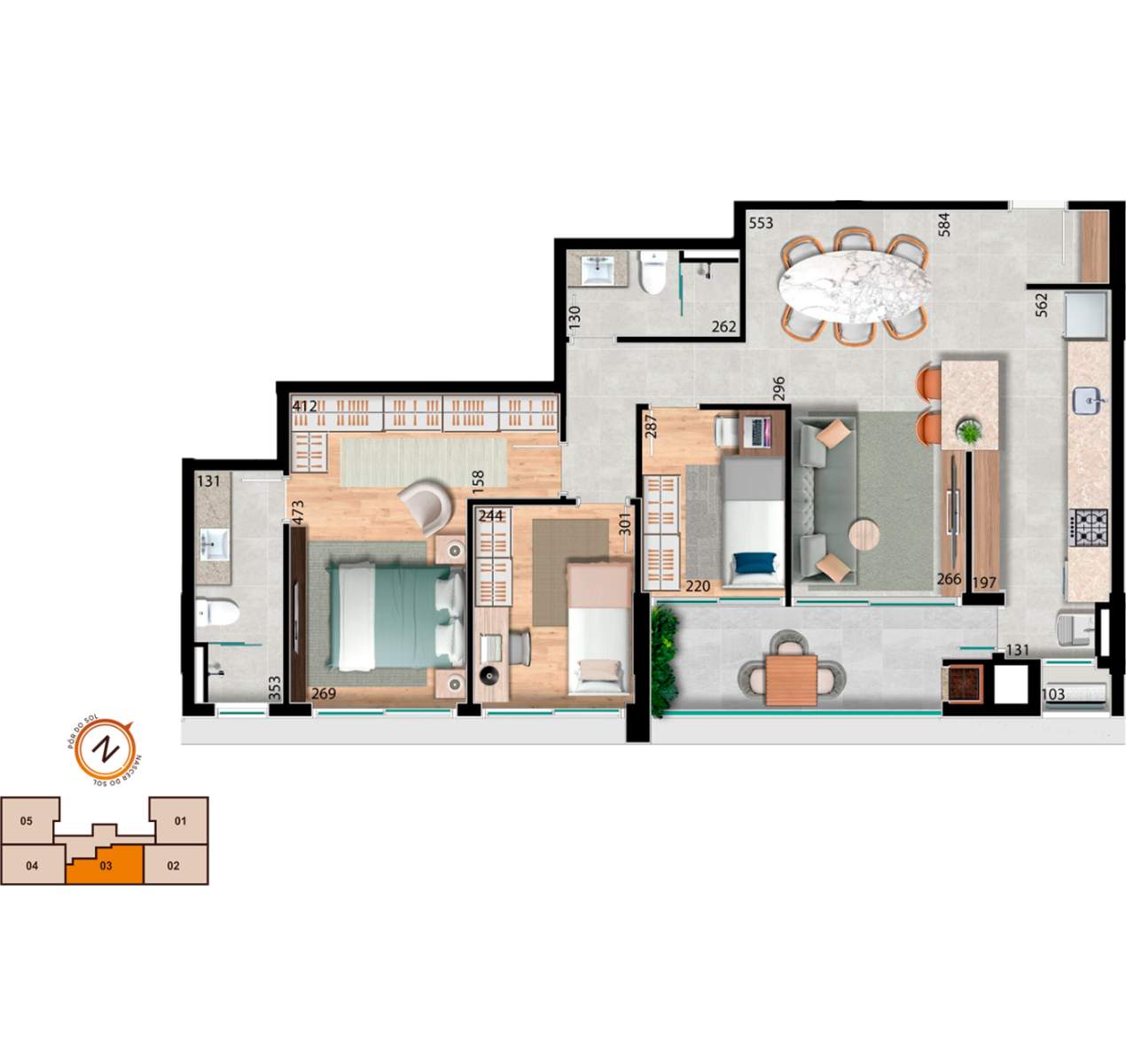 Apartamento, 3 quartos, 93 m² - Foto 17